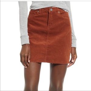 BLANKNYC Corduroy A-Line Miniskirt